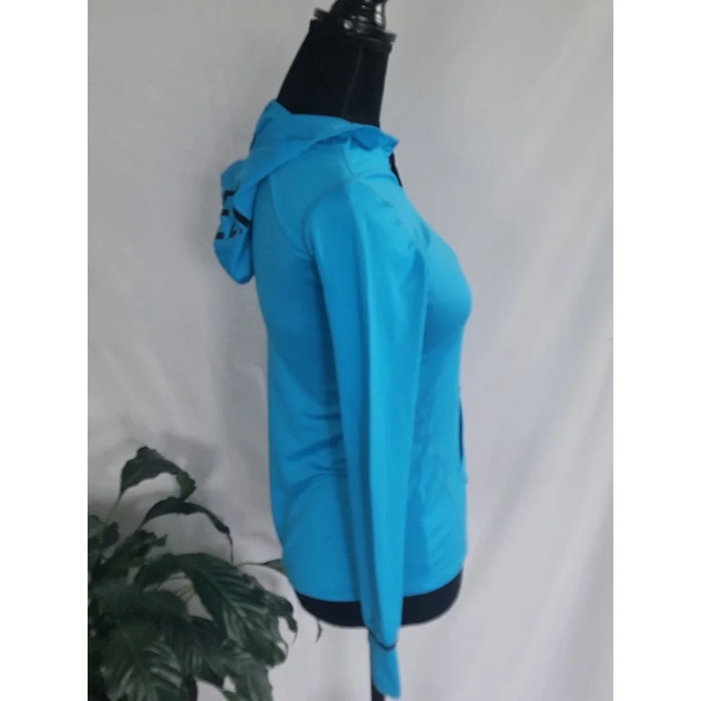 Justice‎ Girls Blue Cheer Megaphone Performance Hoodie Long Sleeve Size 10
